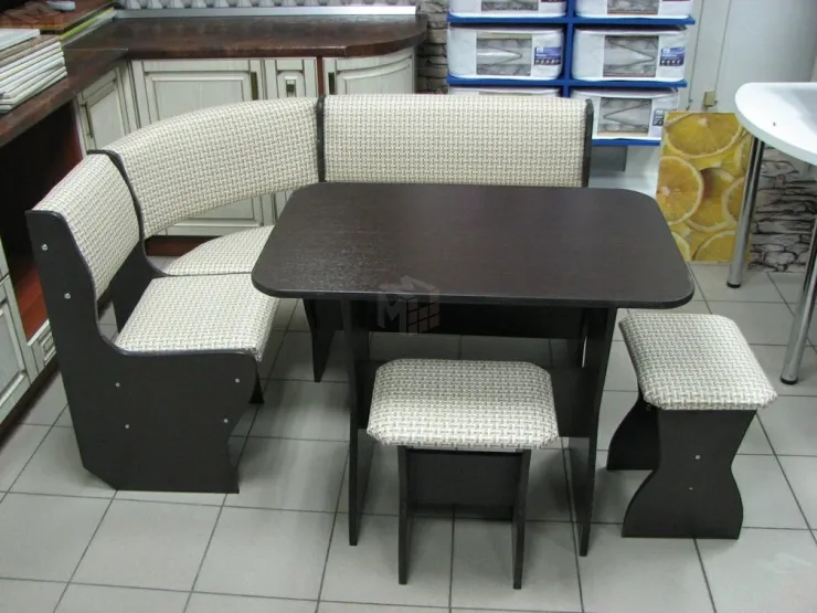 Кухонный уголок Аленка-5 (венге/рогожка темная)