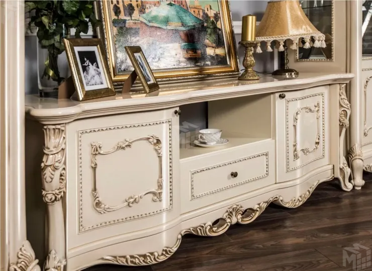 Тумба ТВ Джоконда крем глянец