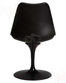 Стул обеденный DOBRIN TULIP (черное основание, цвет черный (B-03))