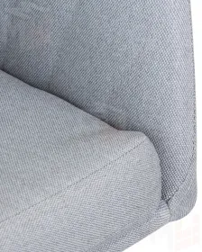 Стул обеденный DOBRIN ALINA (серо-голубая ткань (LAR-106D-23))