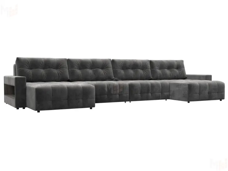 Диван П-образный с полками Лига-053 НПБ Лонг