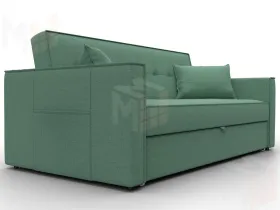 Диван прямой Лига-104 (160) ( Амур 11 зеленый )