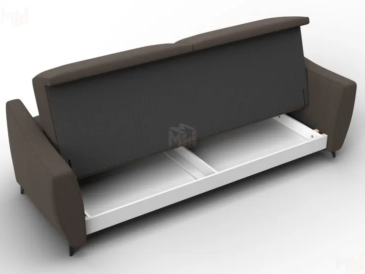 Диван-книжка Лига-095 НПБ ( Амур 05 коричневый )