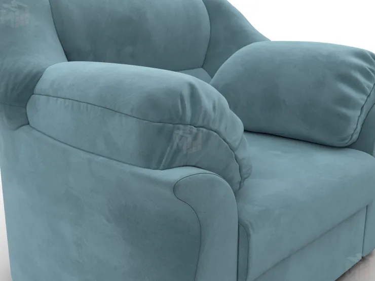 Кресло Карнелла ( SEVEN 113 бирюзовый )