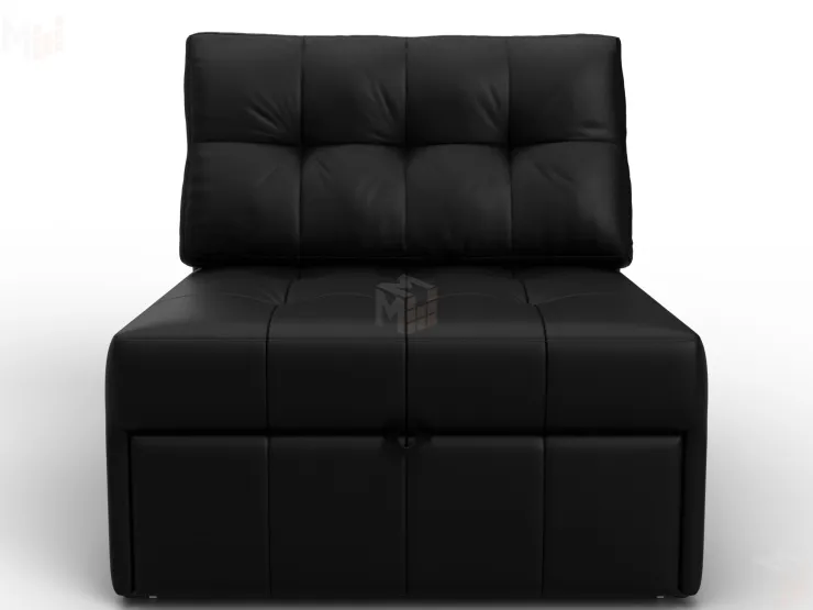 Кресло-кровать Лига-107 (80) ( GRIFON 18 черный )