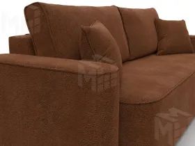 Диван прямой Лига-118 НПБ ( LAIM 14 терракотовый )