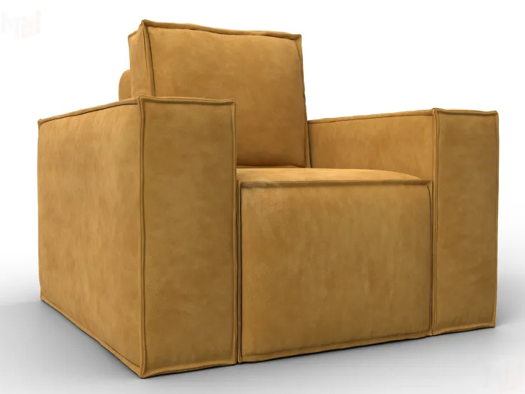 Кресло Лига-081 НПБ ( BRUT 10 желтый )