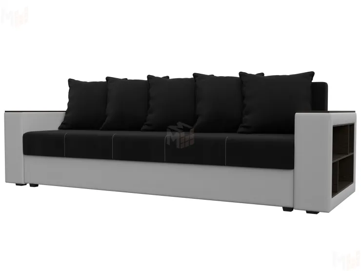 Диван прямой Дубай Лайт полки справа