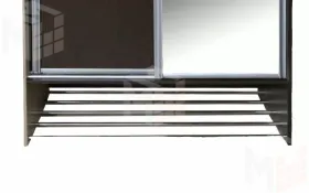 Шкаф-купе с зеркалом Ольга 10 Ясень Шимо Светлый/Венге