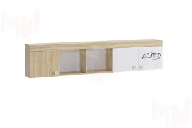 Полка Форсаж дуб сонома/белый