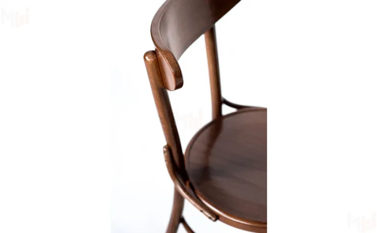 Стул деревянный венский Милем темный орех