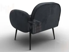 Кресло Лига-086 ( велюр TOWER 11 темно-серый )