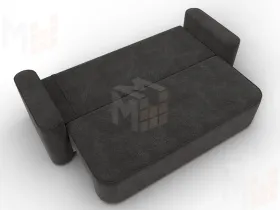 Диван прямой Лига-118 НПБ ( LAIM 10 темно-коричневый )