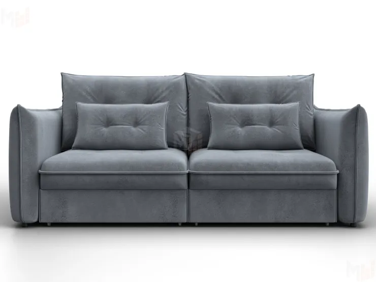 Диван прямой Лига-100 НПБ ( TOWER 10 серый )