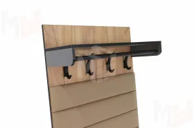 Вешалка настенная  Ольга-Лофт 62 Дуб Крафт Золотой