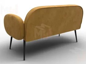 Диван прямой Лига-086 ( BRUT 10 желтый )