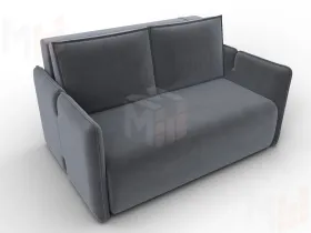 Диван прямой Лига-117 ( SEVEN 17 серый )