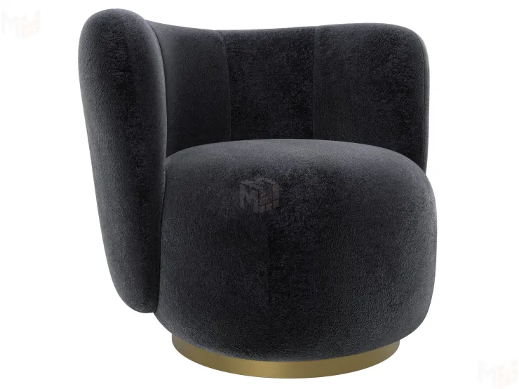 Кресло Лига-072 ( велюр TOWER 11 темно-серый )