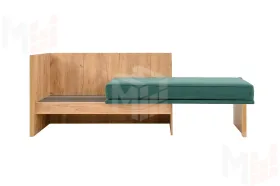 Кушетка Хилтон на пружинном блоке Зеленый Кушетка Хилтон на пружинном блоке Зеленый