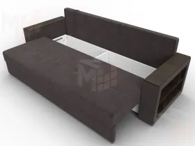 Диван прямой Дубай Лайт ( SEVEN 727 коричневый )