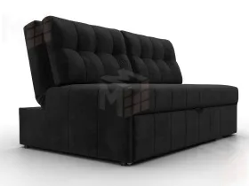 Диван прямой Лига-107 (140) ( SEVEN 35 черный )