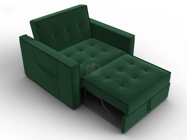 Кресло-кровать Лига-104 (80) ( SEVEN 626 зеленый )