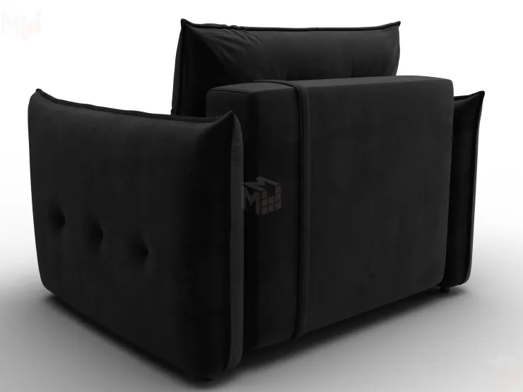 Кресло Лига-100 НПБ ( SEVEN 35 черный )