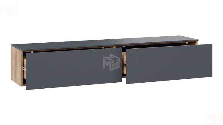 Тумба ТВ Порто - ТД-393.03.11 Яблоня Беллуно, Графит софт