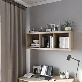 S00616 Фора 3 стеллаж 112х41х38, дуб беленый