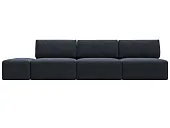Диван прямой модульный с пуфом Лига-060 НПБ Лонг