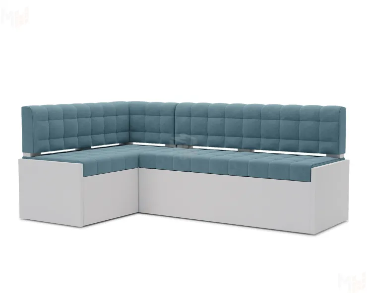 Ганновер Левый угол (Голубой - Luna 089) 178х82х103 см