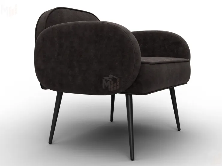 Кресло Лига-086 ( BRUT 17 коричневый )