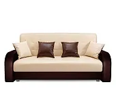 Диван книжка Престиж 120 (кожзам бежево-коричневый) Диван книжка Престиж 120 (кожзам бежево-коричневый)