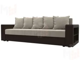Диван прямой Дубай Лайт ( Бежевый;Коричневый )