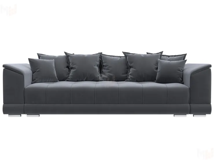 Диван прямой НордСтар НПБ ( SEVEN 17 серый )