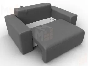 Кресло Лига-036 НПБ ( JOLY 13 серый )