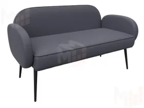 Диван прямой Лига-086 ( GRIFON 15 серый )