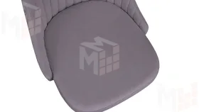 Стул Франк (конус) исп. 2 - ДП2-30 Белый матовый/Микровелюр  Catania Lavender (лавандовый)