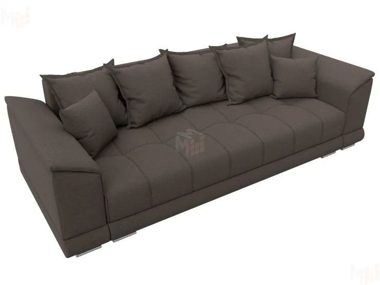 Диван прямой НордСтар НПБ ( Амур 05 коричневый )