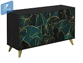 Комод Фьюжн Арт КМ-003 камень угольный/Tropical