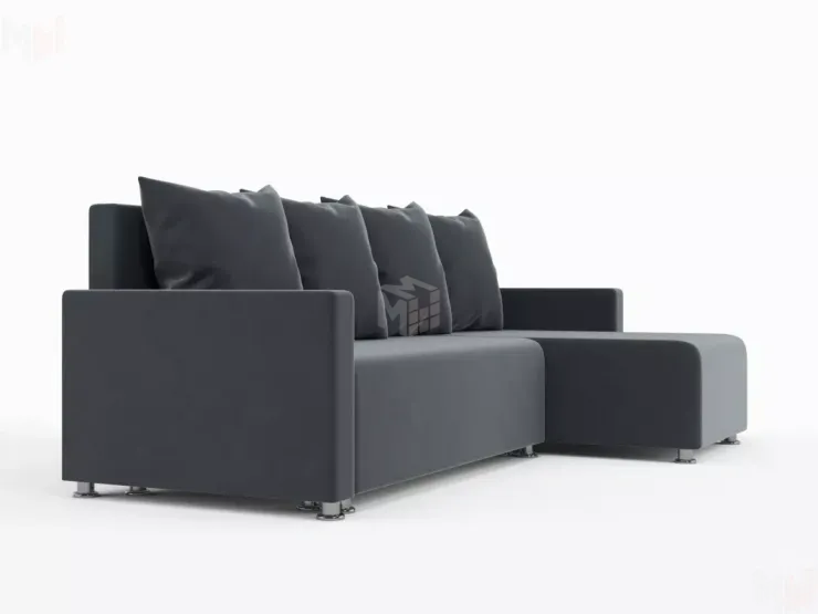 Угловой диван Таити Темно-серый