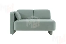 Кушетка Хьюстон на пружинном блоке Зеленый Кушетка Хьюстон на пружинном блоке Зеленый