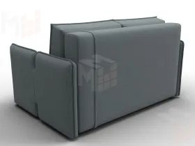 Диван прямой Лига-117 ( Амур 07 серый )