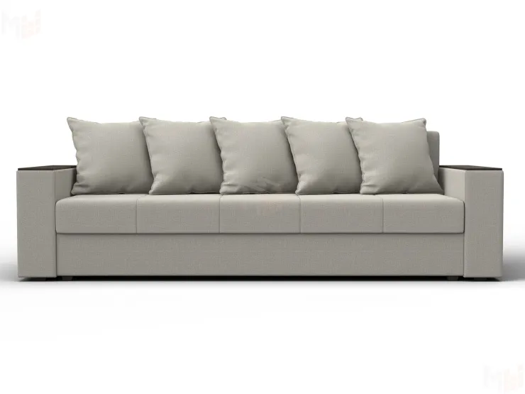 Диван прямой Дубай Лайт ( Амур 02 бежевый )