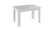 Стол обеденный Норман тип 1 Белый, Стекло Белый глянец
