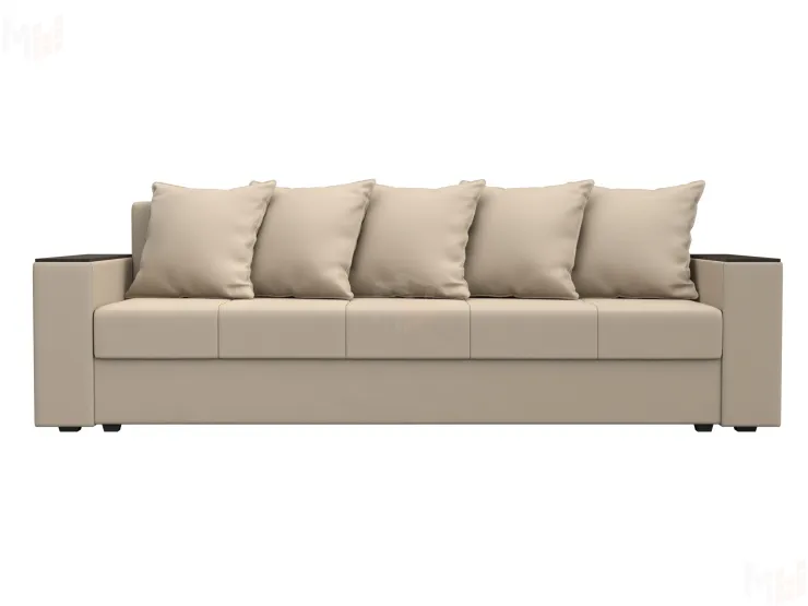 Диван прямой Дубай Лайт полки слева ( Бежевый )