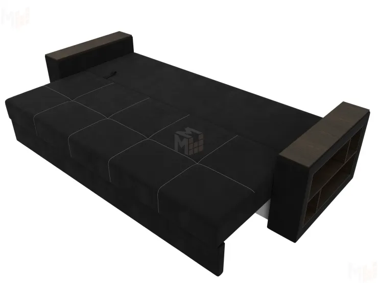 Диван прямой Дубай Лайт ( Черный )