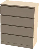 Комод Варма 4 дуб беленый