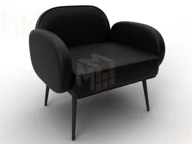 Кресло Лига-086 ( GRIFON 18 черный )