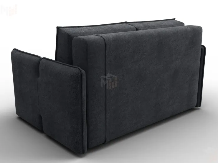 Диван прямой Лига-117 ( LAIM 26 темно-серый )